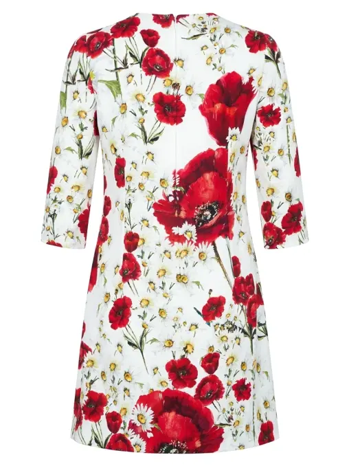 Платье из вискозы DOLCE & GABBANA