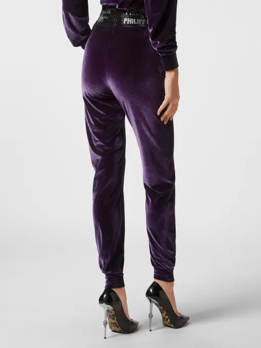 Джоггеры бархатные PHILIPP PLEIN