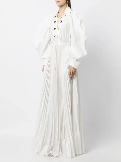 Платье плиссированное ELIE SAAB