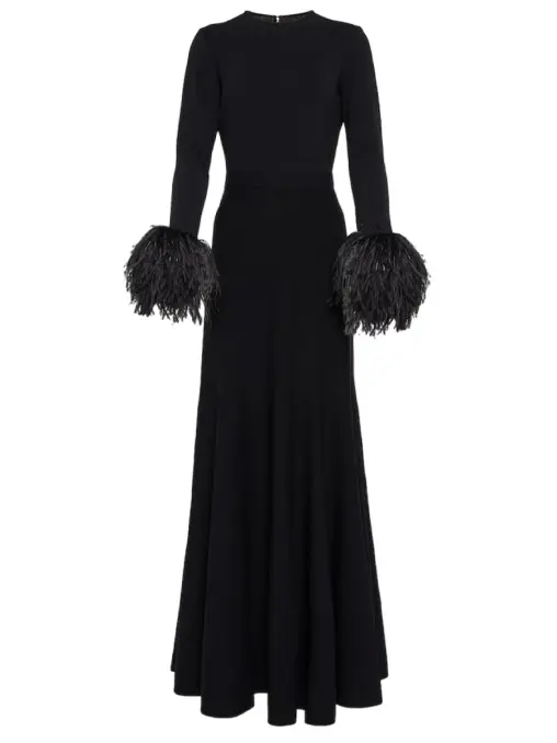 Платье из вискозы ELIE SAAB