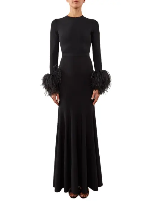 Платье из вискозы ELIE SAAB