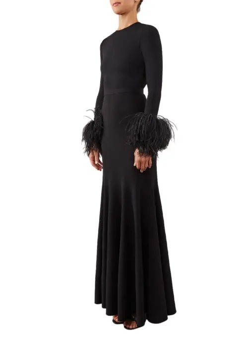 Платье из вискозы ELIE SAAB