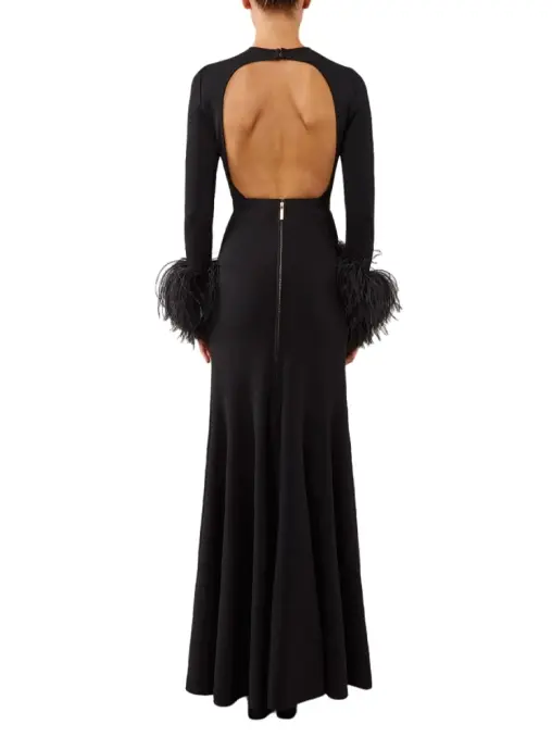 Платье из вискозы ELIE SAAB