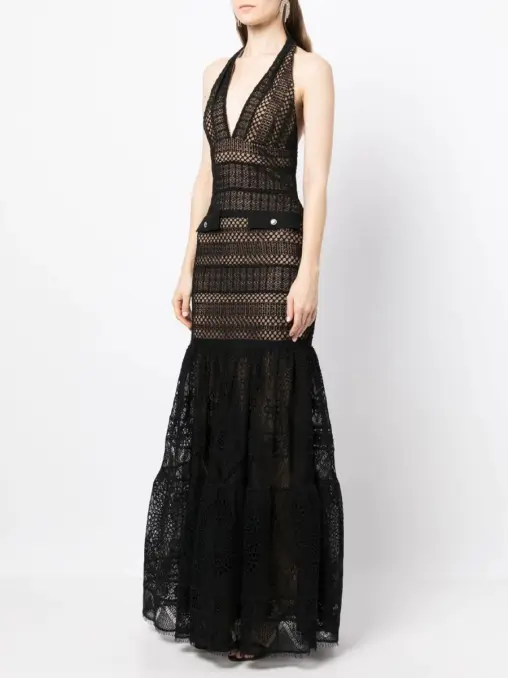 Платье кружевное ELIE SAAB
