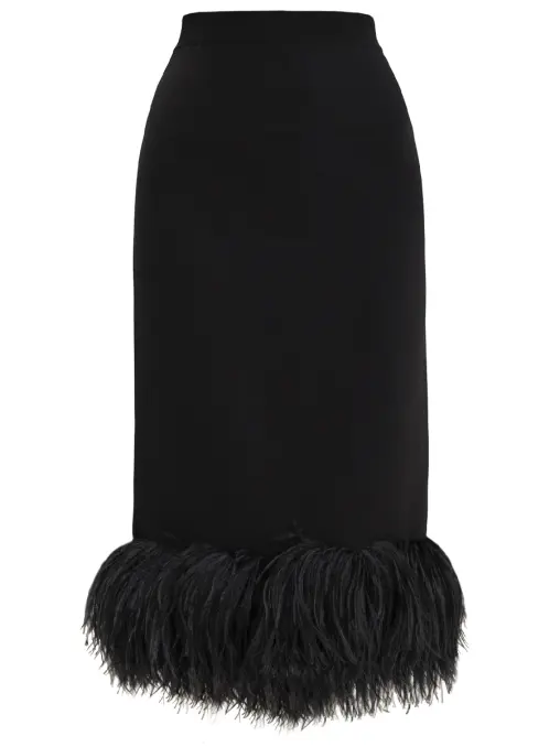 Юбка из вискозы ELIE SAAB