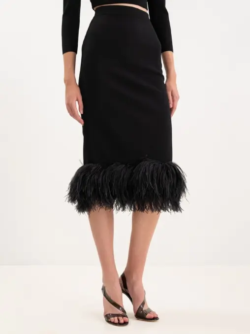 Юбка из вискозы ELIE SAAB