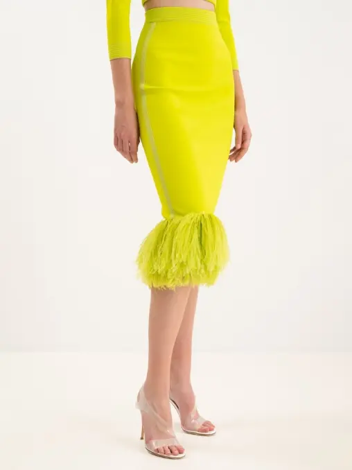 Юбка из вискозы ELIE SAAB