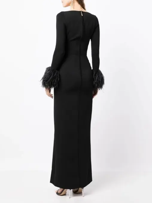 Платье из вискозы ELIE SAAB