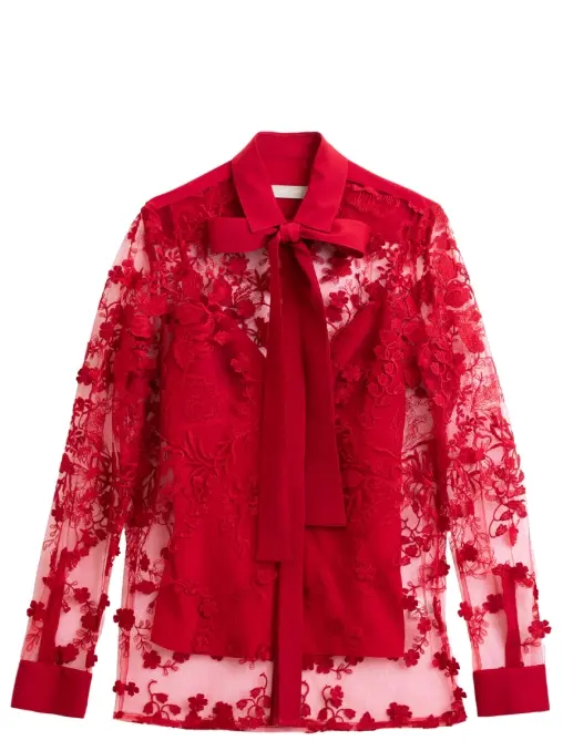 Блуза кружевная ELIE SAAB
