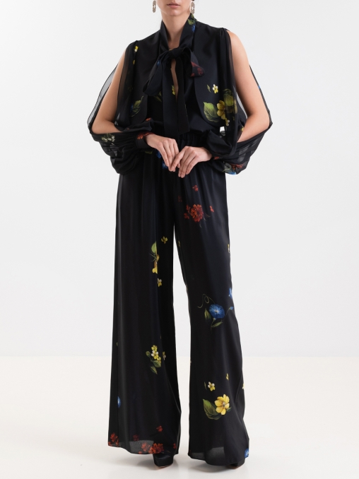 Блуза шелковая ELIE SAAB