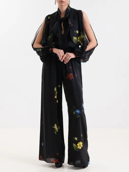 Блуза шелковая ELIE SAAB