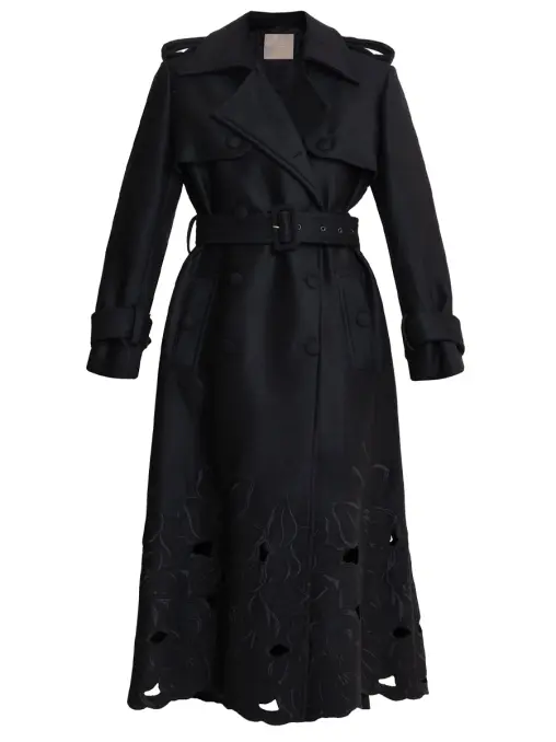 Тренч шерстяной ELIE SAAB