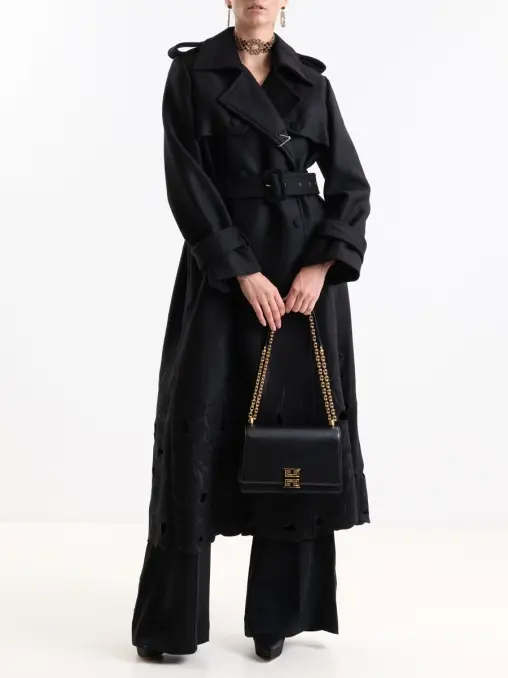 Тренч шерстяной ELIE SAAB
