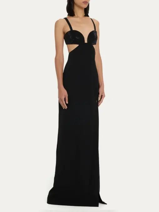 Платье однотонное ELIE SAAB