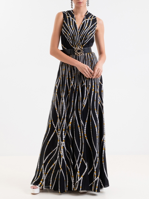 Платье шелковое ELIE SAAB