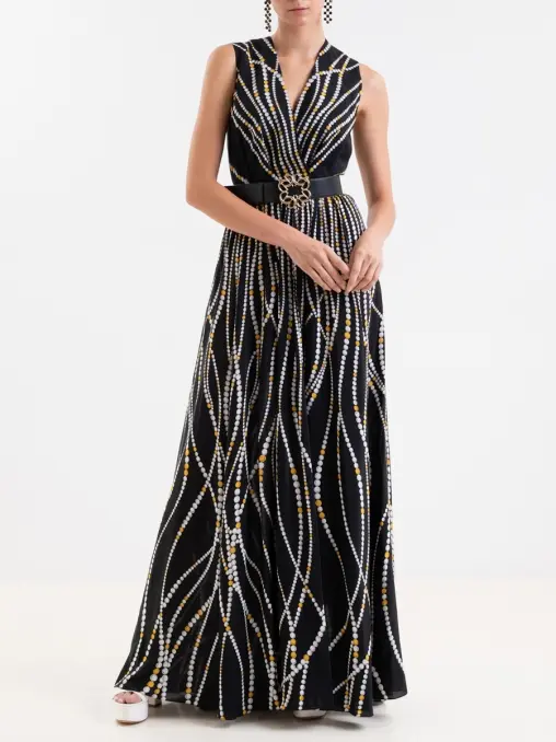 Платье шелковое ELIE SAAB