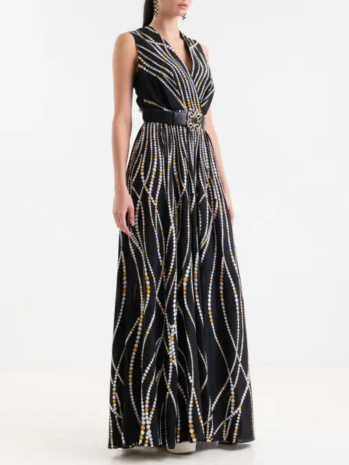 Платье шелковое ELIE SAAB