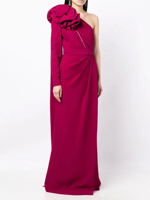 Платье однотонное ELIE SAAB