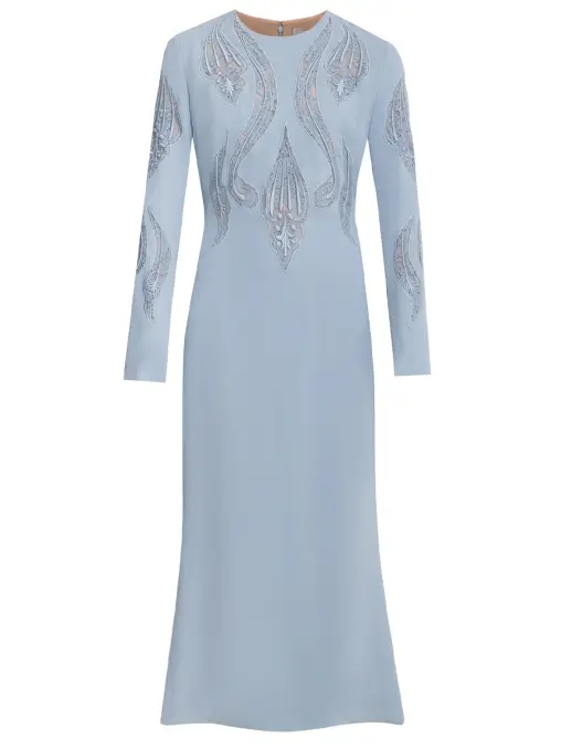 Платье из вискозы ELIE SAAB
