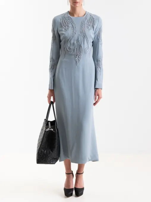 Платье из вискозы ELIE SAAB