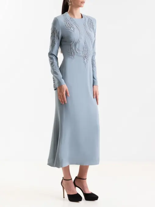Платье из вискозы ELIE SAAB
