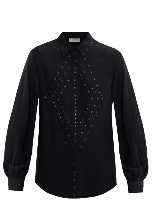 Рубашка шелковая ELIE SAAB