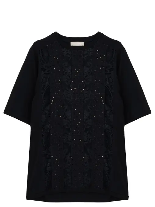 Блуза с пайетками ELIE SAAB