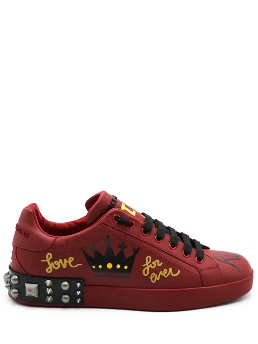 Кеды кожаные DOLCE & GABBANA