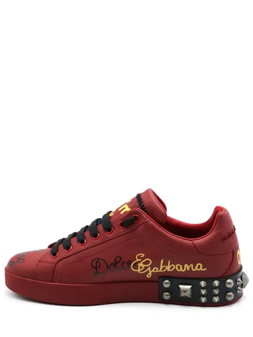 Кеды кожаные DOLCE & GABBANA