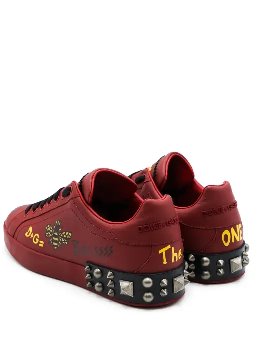 Кеды кожаные DOLCE & GABBANA