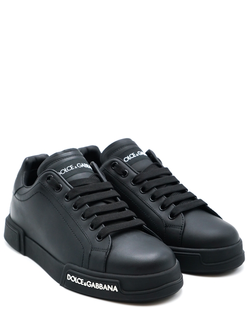 Кроссовки кожаные DOLCE & GABBANA