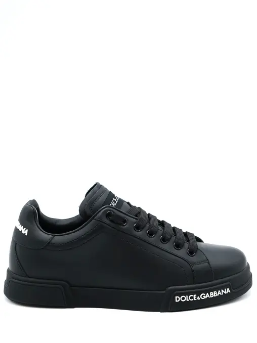 Кроссовки кожаные DOLCE & GABBANA