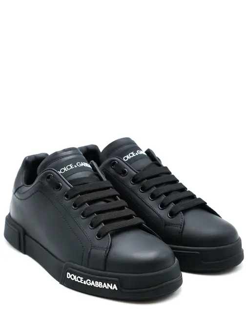 Кроссовки кожаные DOLCE & GABBANA