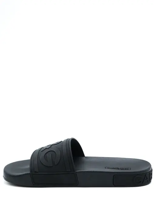 Шлепанцы однотонные DOLCE & GABBANA