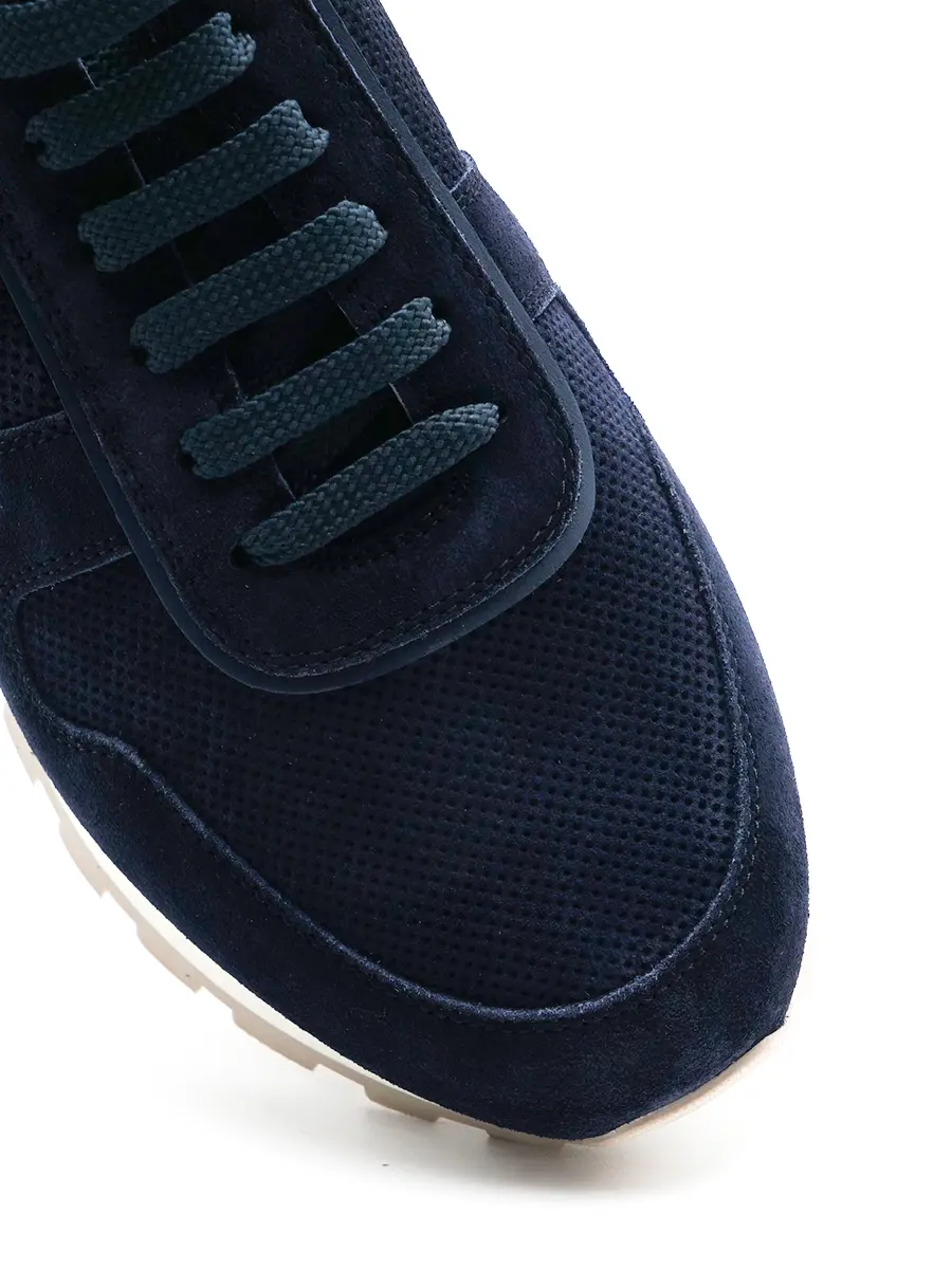 Кроссовки кожаные
