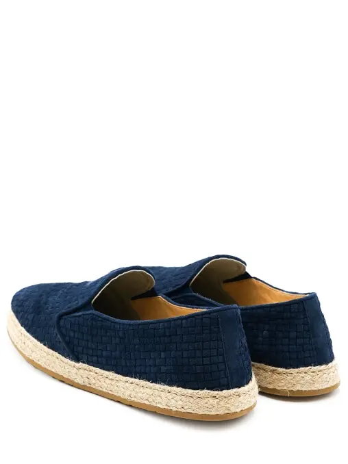 Эспадрильи кожаные BRUNELLO CUCINELLI