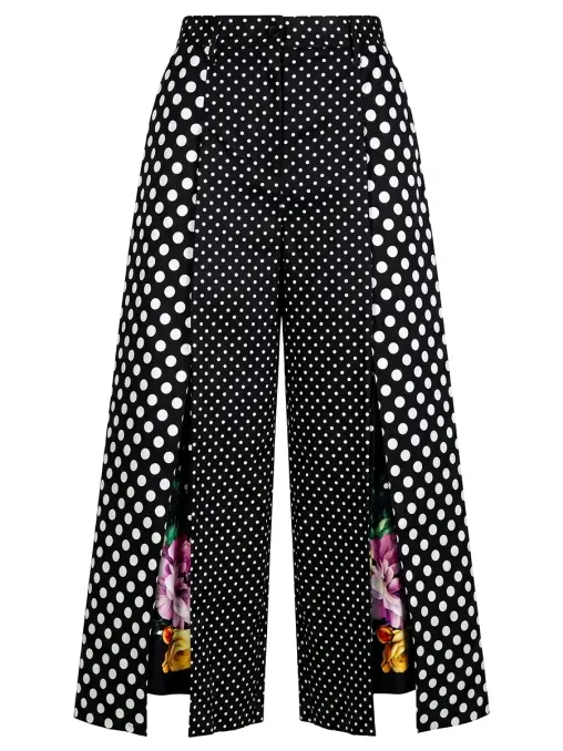 Кюлоты из хлопка и шелка DOLCE & GABBANA