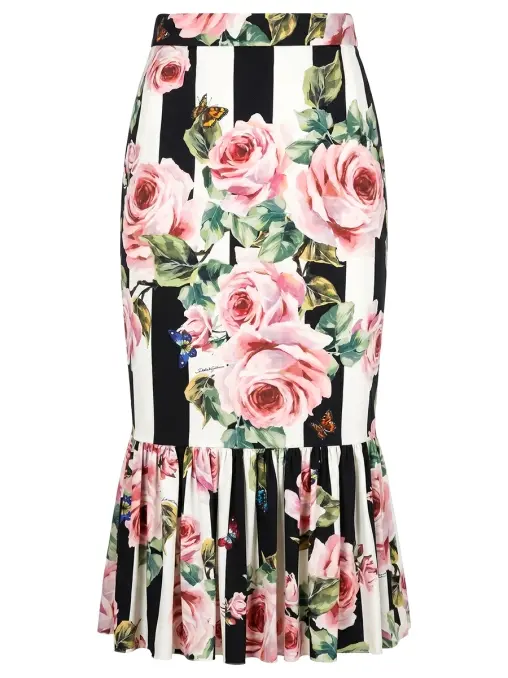Юбка шелковая DOLCE & GABBANA