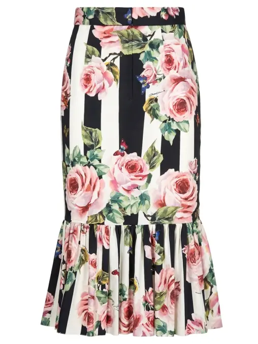 Юбка шелковая DOLCE & GABBANA