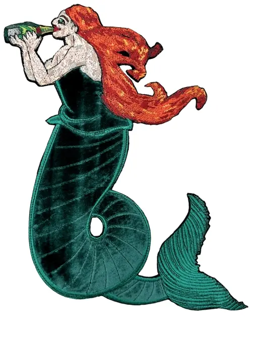 Брошь «Пьяная русалка» STAS LOPATKIN