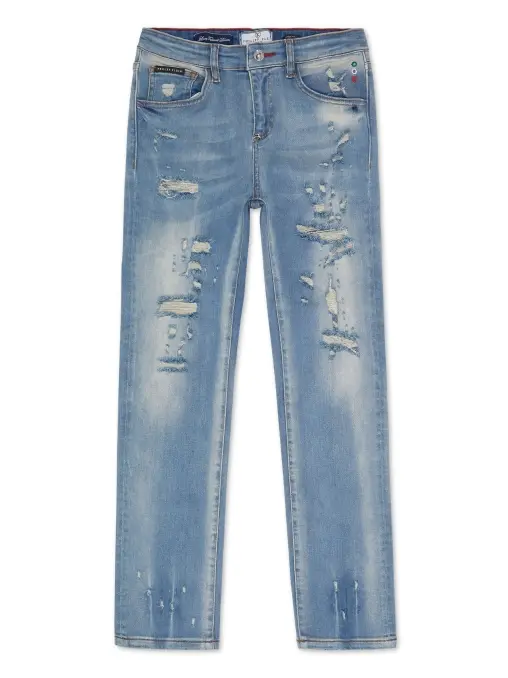 Джинсы хлопковые PHILIPP PLEIN