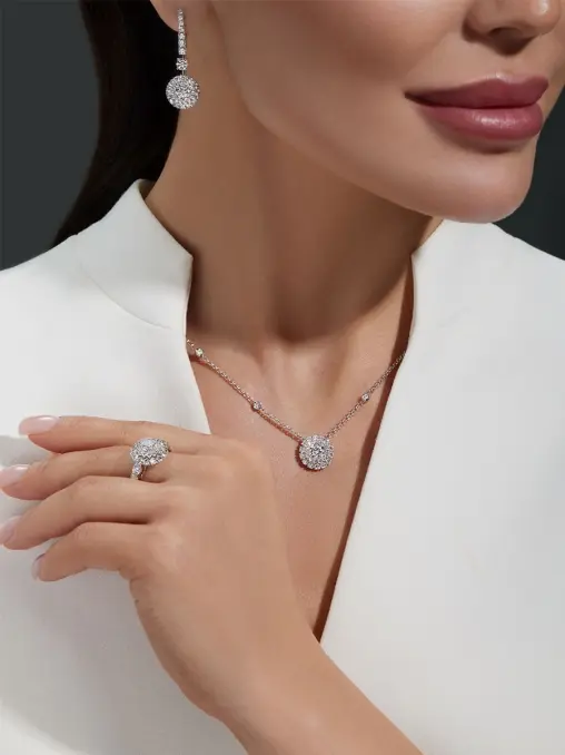 Колье с бриллиантами CHAMOVSKIKH JEWELLERY HOUSE