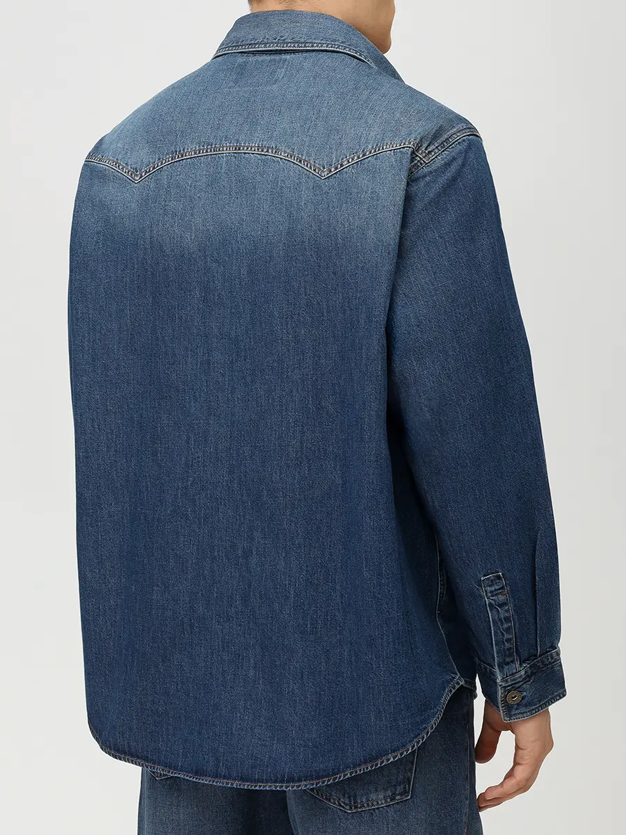 Рубашка Regular Fit джинсовая
