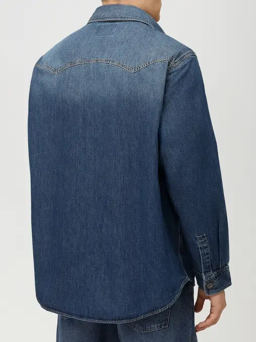 Рубашка Regular Fit джинсовая HUGO