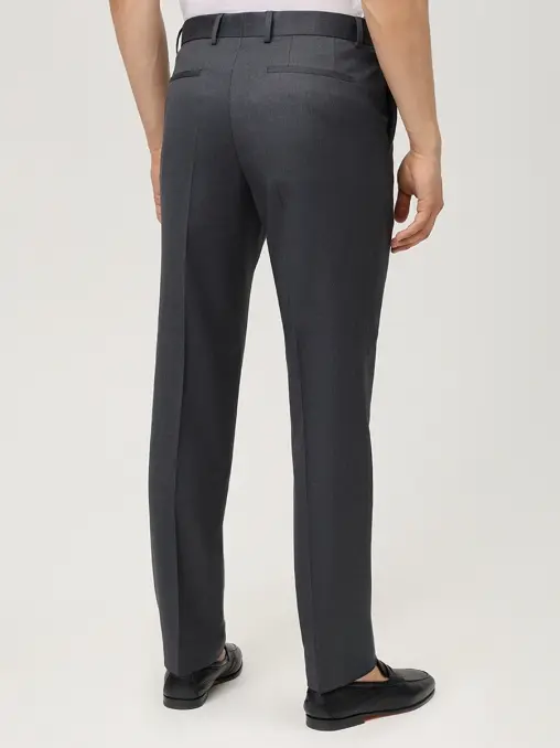 Брюки Regular Fit шерстяные BOSS