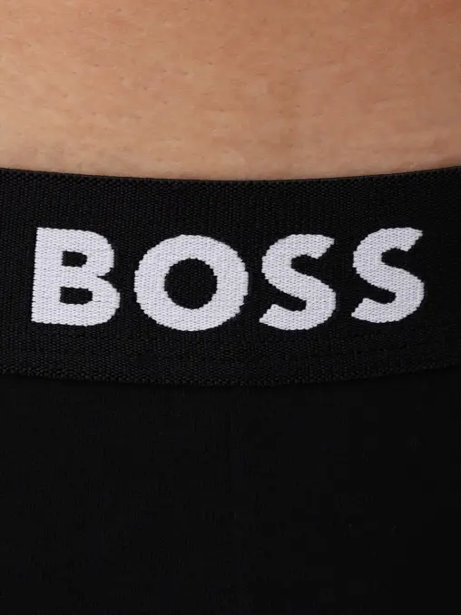 Набор из трех хлопковых трусов-брифов BOSS