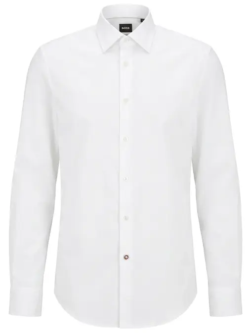 Рубашка Slim Fit хлопковая BOSS