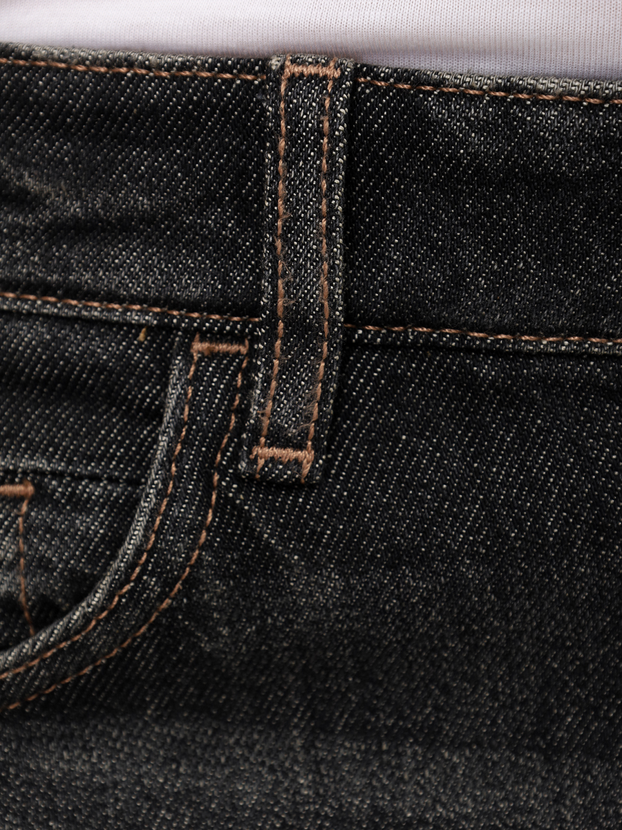 Джинсы Straight Fit хлопковые