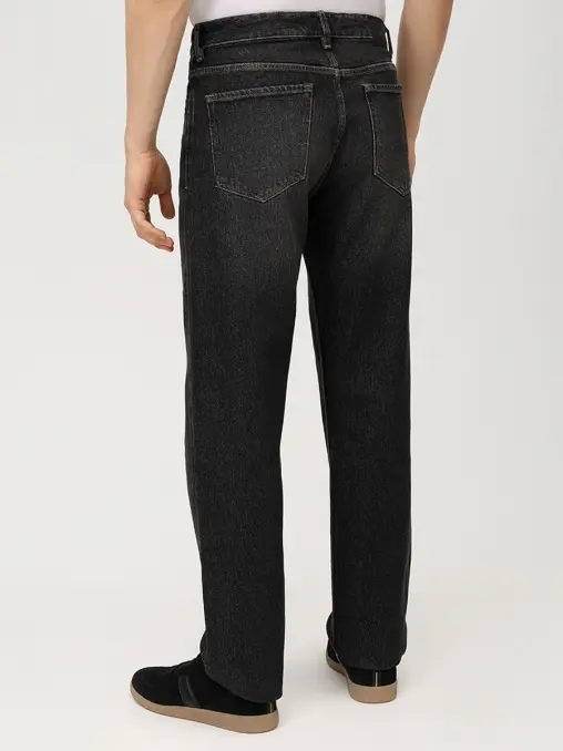 Джинсы Straight Fit хлопковые BOSS