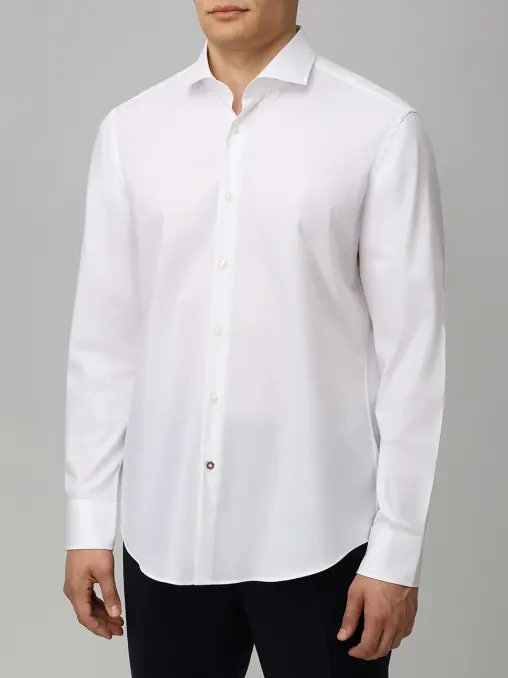 Рубашка Regular Fit хлопковая BOSS